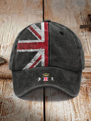 Unisex UK Flag Print Hat