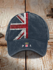 Unisex UK Flag Print Hat