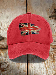 Unisex UK Flag Print Hat