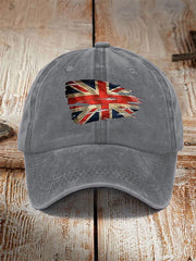 Unisex UK Flag Print Hat