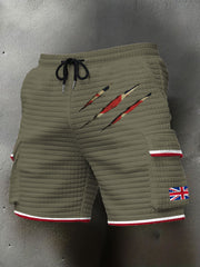Men's UK Flag Printed Shorts
