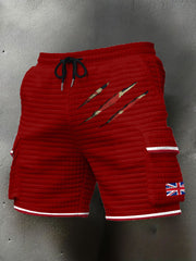 Men's UK Flag Printed Shorts
