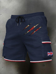 Men's UK Flag Printed Shorts