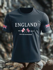 Men's UK Flag Printed T-shirt