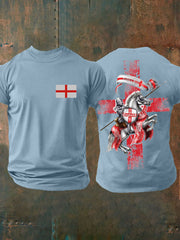 Men's United Kingdom England imitation cotton short-sleeved T-shirt