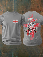 Men's United Kingdom England imitation cotton short-sleeved T-shirt