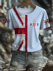 Women's UK Flag Pride Printed T-Shirt