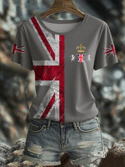 Women's UK Flag Pride Printed T-Shirt