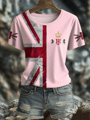 Women's UK Flag Pride Printed T-Shirt