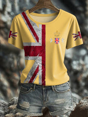 Women's UK Flag Pride Printed T-Shirt