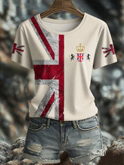 Women's UK Flag Pride Printed T-Shirt