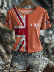 Women's UK Flag Pride Printed T-Shirt