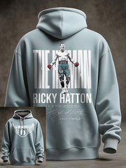 Men's Boxing Lover Rip Hitman Legend Printed Hoodie