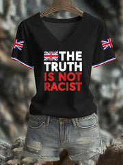 Women's The Truth Is Not Racist UK short-sleeved T-shirt