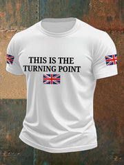 Men's Turning Point UK Flag Printed T-shirt