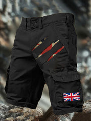 Men's UK Flag Printed Shorts