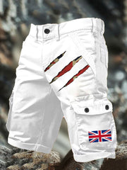 Men's UK Flag Printed Shorts