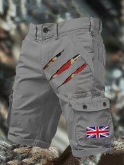 Men's UK Flag Printed Shorts