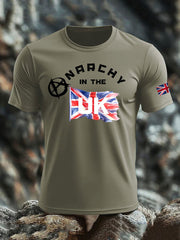 Men's Anarchy In The UK imitation cotton short-sleeved T-shirt