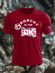 Men's Anarchy In The UK imitation cotton short-sleeved T-shirt