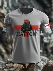 Men's Boxing Lover Rip Hitman Legend Printed T-Shirt