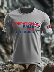 Men's Operation Raise The Colours imitation cotton short-sleeved T-shirt