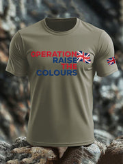 Men's Operation Raise The Colours imitation cotton short-sleeved T-shirt