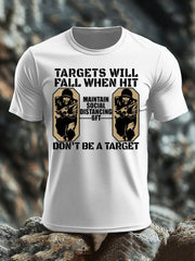 Men's British Veteran imitation cotton short-sleeved T-shirt