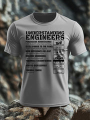 Men's British Veteran imitation cotton short-sleeved T-shirt