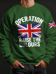 Men's Raise The Colours Print Crew Neck Sweatshirt