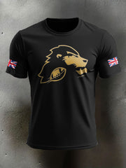 Men's UK Flag Football Printed T-shirt