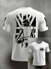 Men's UK Flag Football Printed T-shirt