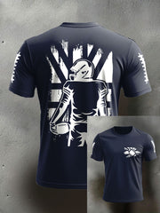 Men's UK Flag Football Printed T-shirt