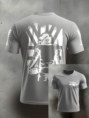 Men's UK Flag Football Printed T-shirt