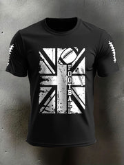 Men's UK Flag Football Printed T-shirt