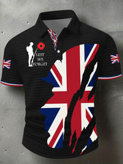 Men's Remembrance Day Lest We Forget Short Sleeve Shirt