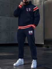 Men's Casual Hoodie And Pants Set