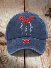 Unisex Remembrance Day Lest We Forge Print Hat