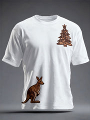 Unisex Funny Christmas Printed T-shirt