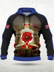 Men's Remembrance Day Lest We Forget Hoodie