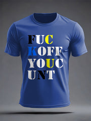 Men's Lemon Roses Music Lover Printed T-shirt