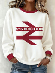 Women's UK Mod Music Lover Printed Sweatshirt