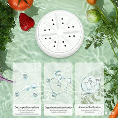 🎁New arrival💥 Effortless Vortex Fruit & Vegetable Washer – Removes Pesticides, BPA-Free & Easy-Clean Design 💧