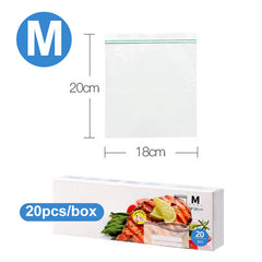Reusable Food Sealer Zipper Bags - Great Gift!