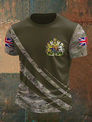 Men's UK Flag Camouflage Print Casual