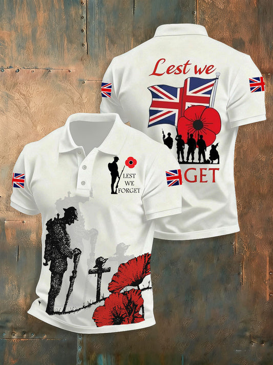 Men's Remembrance Day Lest We Forget Shirt