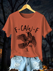 Women's Crow F-Caw-F  Short Sleeve T-Shirt