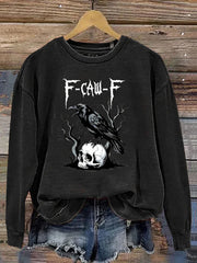 Women's F-Caw-F Funny Crow Hoodie