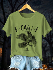 Women's Crow F-Caw-F  Short Sleeve T-Shirt