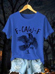 Women's Crow F-Caw-F  Short Sleeve T-Shirt